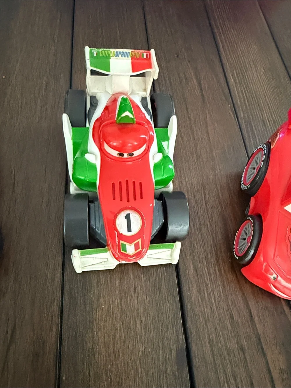Disney Pixar Shake N Go Vintage Lot Of 3-Fin Mcmissile, Francesco, Mc Queen